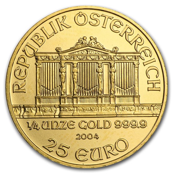 2004 Austria 1/4 oz Gold Philharmonic BU 2004 Austria 1/4 oz Gold Philharmonic BU